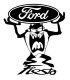 Stickers TAZ FORD FIESTA