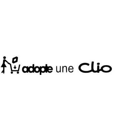 Stickers ADOPTE UNE CLIO