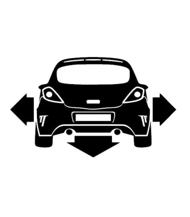 Stickers DOWN AND OUT OPEL CORSA OPC