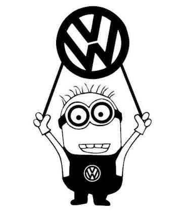 Stickers MINION LOGO VW