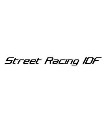 Stickers STREET RACING IDF