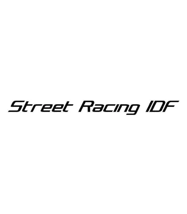 Stickers STREET RACING IDF