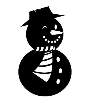 Stickers NOEL BONHOMME DE NEIGE 1