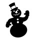 Stickers NOEL BONHOMME DE NEIGE 3
