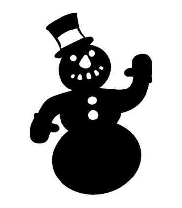 Stickers NOEL BONHOMME DE NEIGE 3