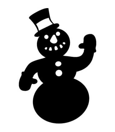 Stickers NOEL BONHOMME DE NEIGE 3