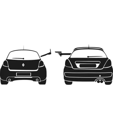 Stickers 207 VS CLIO RS