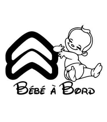 Stickers BÉBÉ A BORD CITROËN 