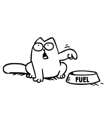 STICKER NEED FUEL