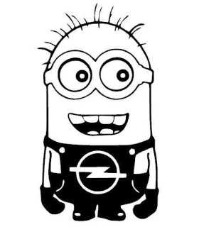 Stickers MINION OPEL 1