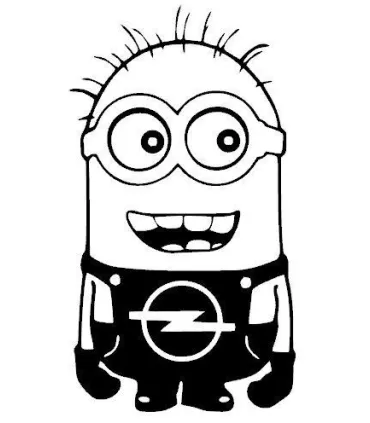 Stickers MINION OPEL 1