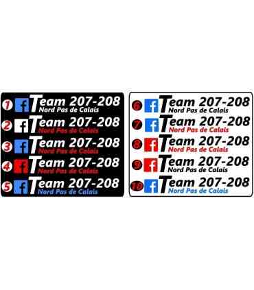 Stickers  GROUPE 207-208 FACEBOOK NPDC