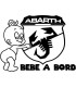 Stickers BÉBÉ A BORD FIAT ABARTH