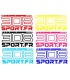 Stickers  www.308Sport.fr   - COULEUR UNIS