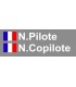 KIt Lettrage Pilote - Copilote