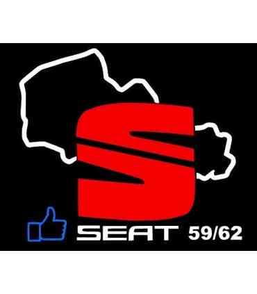 Stickers  Seat 59/62 Multi Couleur