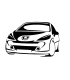 Stickers PEUGEOT 207 RC