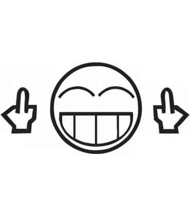 Stickers FUCK SMILEY