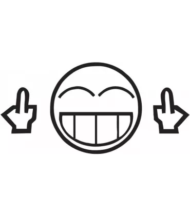 Stickers FUCK SMILEY
