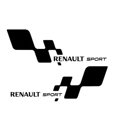 Stickers  RENAULT SPORT DAMIERS VERSION XL