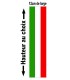 STICKERS DRAPEAU ITALIEN
