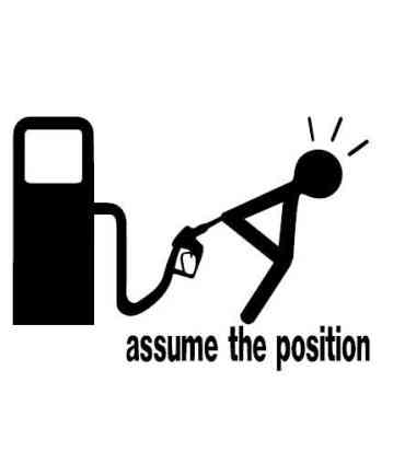 Stickers ASSUME THE POSITION