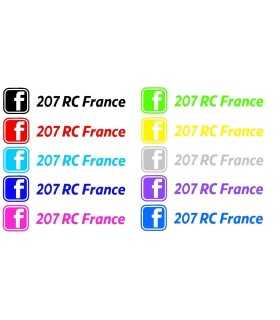 Stickers  GROUPE 207 RC France