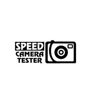 Stickers SPEED CAMERA TESTER
