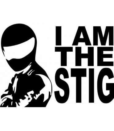 Stickers I AM THE STIG