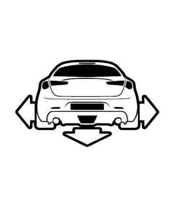 Stickers DOWN AND OUT ALFA ROMEO GIULIETTA 1