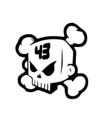 Stickers HOONIGAN KEN BLOCK #43