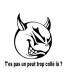 Stickers TROP COLLÉ DIABLE