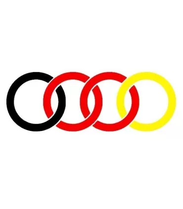Stickers LOGO AUDI TRI-COLOR