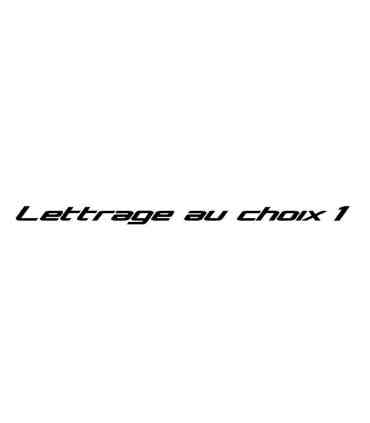 Lettrage au choix 1