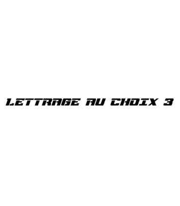 Lettrage au choix 3