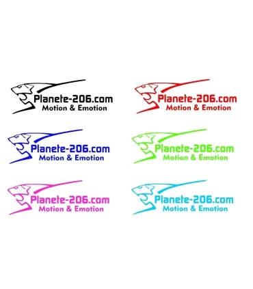 Stickers  Planète 206.com