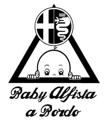 Stickers BEBE ALFA A BORD