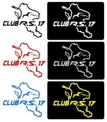 Stickers  Club RS 17 Couleur "Unis"