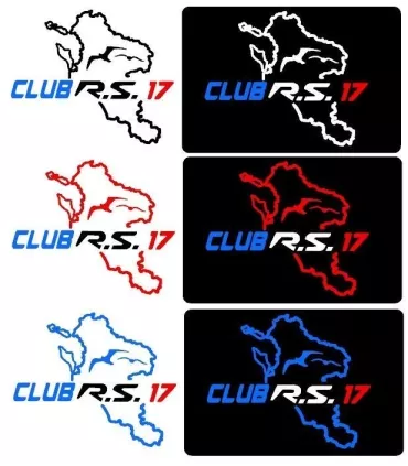 Stickers  Club RS 17 Couleur tracé au choix