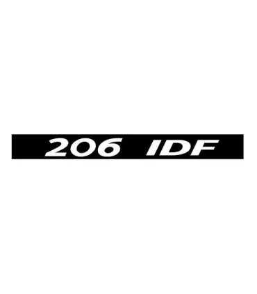 Stickers Cache feux stop GROUPE LIKE 206 IDF
