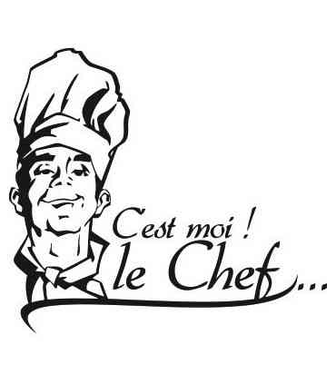 Stickers Cuisine Chef