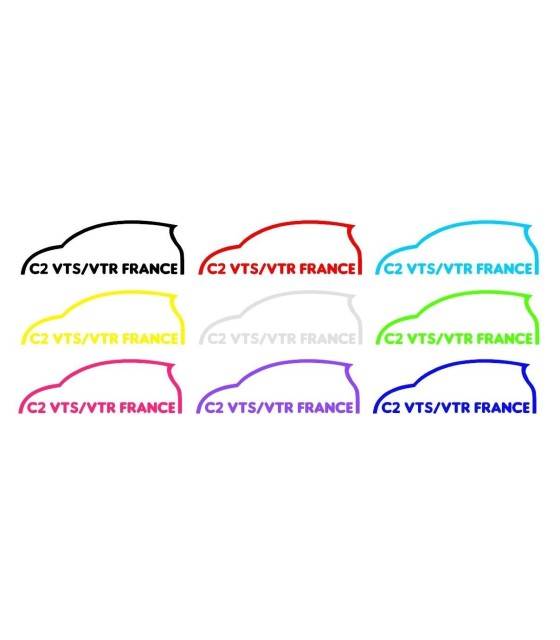 Stickers Groupe Citroën C2 VTS/VTR France
