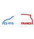 Stickers Groupe Citroën C2 VTS/VTR France Tri-color