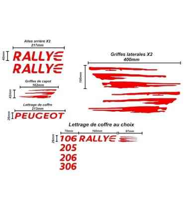 Kit Complet Personnalisable Rallye PTS FULL RED
