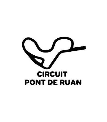 Stickers TRACÉ CIRCUIT RALLYCROSS PONT DE RUAN