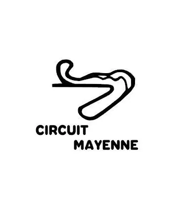 Stickers TRACÉ CIRCUIT RALLYCROSS MAYENNE