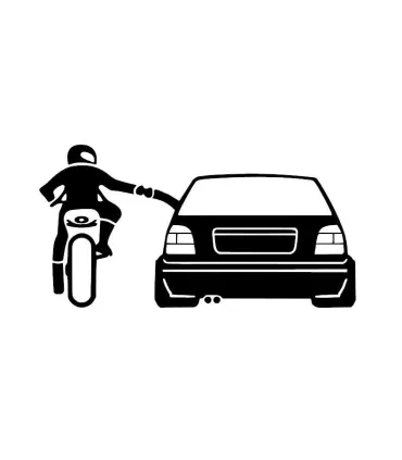 Stickers Respect Motard
