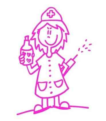 Stickers Infirmière