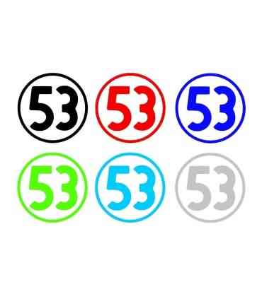 Stickers 53 COCCINELLE 