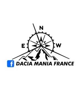 Stickers Dacia Mania France